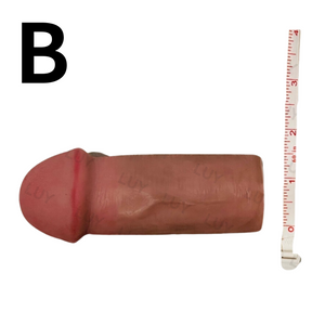 Male genital prosthesis for mini penis